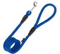 GOOBY Laisse en Maille - Bleu, 1,2 m - Laisse en Maille Respirante de 1,2 m pour Petits Chiens avec Fermoir à Boulon - Laisse pour Chiens de Petite, Moyenne et Grande Taille