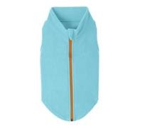 Gooby Pull en Polaire à Fermeture éclair pour Chien - Turquoise, Taille XS - Veste Chaude en Polaire avec Anneau Double en D - Pull d'hiver pour Petit Chien, garçon et Chien de Taille Moyenne