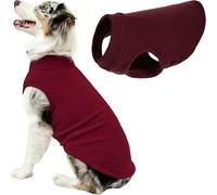 Gooby Pull en Polaire Extensible, Gilet pour Chiens, Bordeaux, Taille 3XL, 52 cm de Long