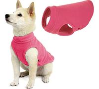 GOOBY Pull en Polaire Super Extensible pour Chien, débardeur Chaud pour Chiens de Petite à Grande Taille, Rose, Taille S