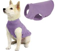 GOOBY Pull en Polaire Super Extensible pour Chien, débardeur Chaud pour Chiens de Petite à Grande Taille, Lavande, Taille S