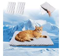 GooCare Tapis de Refroidissement 2 en 1 30,5 x 50,8 cm pour Chats, Petits Chiens, S