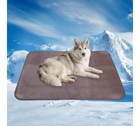 GooCare Tapis de refroidissement pour grands chiens, 91,4 x 116,8 cm en polyéthylène tissé respirant, frais au toucher et résistant à la mastication, fond antidérapant, facile à nettoyer, pour