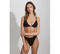 Good American Good American Black Good American Whip Stitch Triangle Bikini Top