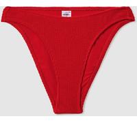 Good American Good American Bright Red Good American Always Fits Textured Bikini Top