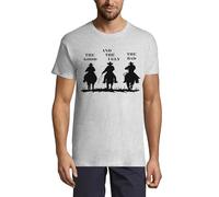 Good, Bad, Ugly Crew Neck Cotton T-Shirt Homme Ash, cendre, M
