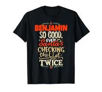 Good Benjamin Père Noël Dicton drôle Benjamin Nom Benjamin T-Shirt Graphique avec Valeur