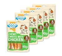 Good Boy moelleux Twisters avec véritable poulet 90 g (pack de 5)