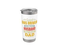 Good Bus Driver Better Husband The Best Dad For Fathers Day Gobelet isotherme en acier inoxydable double paroi