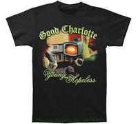 Good Charlotte The Young and The Hopeless Album T Shirt S - New Men T Shirt Fashion Black Manches Courtes(Large)