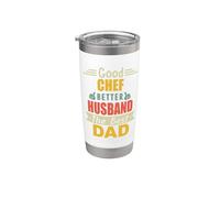 Good Chef Better Husband The Best Dad For Fathers Day Gobelet isotherme en acier inoxydable double paroi
