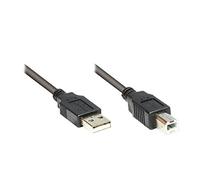 GC 2510-2OFS - Prise A USB 2.0 vers prise B, noire, 1,8 m