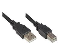 GC 2510-05OFS - Prise A USB 2.0 vers prise B, noire, 0,5 m