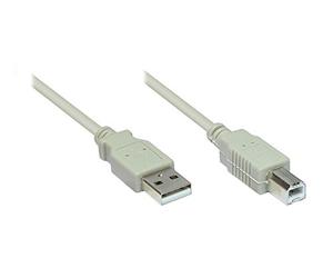 Good Connections 2510-025 connecteur/câble d'imprimante USB 2.0 mâle A vers mâle B, 0,25 m Gris USB 2.0 3,00 m Gris