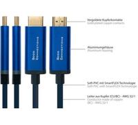 Good Connections 4520-CSF030B Good Connections Adapterkab SmartFLEX USB-C an HDMI blau 3m