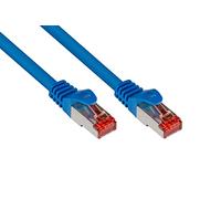 good connections 8060-002 Protection Ethernet LAN câble patch avec becs d'encliquetage Cat 6, 1,5 m bleu