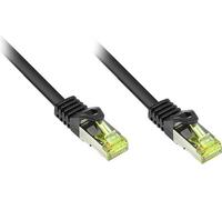 Good Connections 8070R-015S Good Connections Patchkabel m. Cat.7 Rohk. schwarz 1,5m