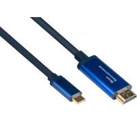 Good Connections Adapterkab SmartFLEX USB-C an HDMI blau 1m