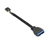 Good Connections - Adpatateur interne USB - embase USB à 9 broches (F) pour tête 19 broches USB 3.0 (M) - 15 cm