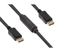 Good Connections Alcasa 4810-150G câble DisplayPort 15 m Noir - Alcasa 4810-150G, 15 m, DisplayPort, DisplayPort, Mâle, Mâle, Or