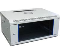 Good Connections Boîtier 19" Réseau Murale, Boîtier mural | 1 pièce | 450 mm de profondeur, 4 HE, Gris clair (RAL7035)