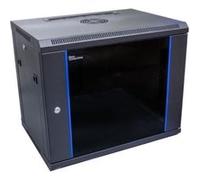 Good Connections Armoire montable sur mur RAL 9005, noir profond 9U 19 G