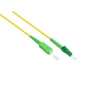 Good Connections Câble OS2 à fibre optique Simplex - Fiche LC (APC) vers SC (APC) - Singlemode 9/125 - Câble fibre optique pour FTTH/FTTB/FTTx/FritzBox/Router - 3 m