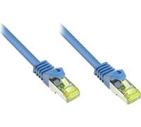 Good Connections Câble patch avec câble brut Cat.7 bleu 30m