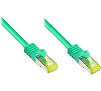 Good Connections Câble patch avec câble brut Cat.7 vert 15m