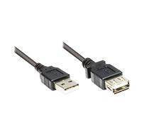 Good Connections Câble rallonge USB Easy mâle A vers Femelle USB 2.0 3,00 m Noir