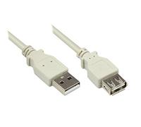 Good Connections Câble rallonge USB Easy mâle A vers Femelle USB 2.0 5,00 m Gris