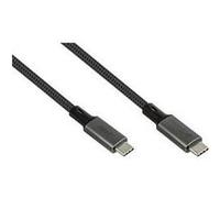 Alcasa 2404-TK018A câble USB USB4 Gen 3x2 1,8 m USB C Graphite