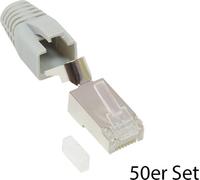 GC N0092 - Connecteur RJ-45 Cat. 6A, lot de 50, gris