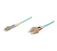 Good Connections - Cordon de raccordement - LC multi-mode (M) pour SC multi-mode (M) - 0.5 m - fibre optique - 50 / 125 microns - OM3 - sans halogène