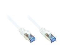 Good Connections - Cordon de raccordement - RJ-45 (M) pour RJ-45 (M) - 2 m - SFTP, PiMF - CAT 6a - sans halogène, sans crochet - blanc