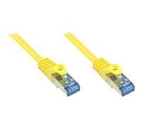 Good Connections - Cordon de raccordement - RJ-45 (M) pour RJ-45 (M) - 20 m - SFTP, PiMF - CAT 6a - démarré, sans halogène, sans crochet - jaune