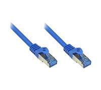 Good Connections - Cordon de raccordement - RJ-45 (M) pour RJ-45 (M) - 7.5 m - SFTP, PiMF - CAT 6a - sans halogène, moulé, sans crochet - bleu
