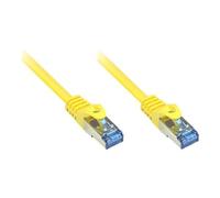 Good Connections - Cordon de raccordement - RJ-45 (M) pour RJ-45 (M) - 7.5 m - SFTP, PiMF - CAT 6a - sans halogène, moulé, sans crochet - jaune