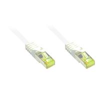 Good Connections - Cordon de raccordement - RJ-45 (M) pour RJ-45 (M) - 7.5 m - SFTP, PiMF - CAT 7 - sans halogène, moulé, sans crochet - blanc