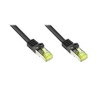 Good Connections - Cordon de raccordement - RJ-45 (M) pour RJ-45 (M) - 7.5 m - SFTP, PiMF - CAT 7 - sans halogène, sans crochet - noir