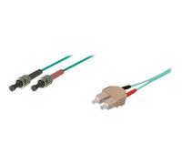 Good Connections - Cordon de raccordement - SC multi-mode (M) pour ST multi-mode (M) - 3 m - fibre optique - 50 / 125 microns - OM3