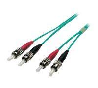 Good Connections - Cordon de raccordement - ST multi-mode (M) pour ST multi-mode (M) - 5 m - fibre optique - 50 / 125 microns - OM4 - sans halogène