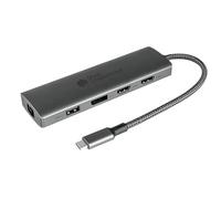 Good Connections Hub USB-C (10 Ports), 2 HDMI 2.0, 1 DP, 1 USB-C (PD 96W), 2 USB 3.0 A, 1 USB 2.0 A, 1 RJ45, 1 Lecteur de Carte Anthracite