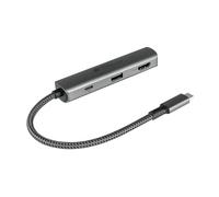 Good Connections Hub USB-C™ (3 Ports), 1 Port HDMI 2.0, 1 Port USB-C™ (PD 94 W), USB 3.0 A, Anthracite