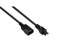 Good Connections P1405-S020 2m C14 (Straight) to C5 (Straight), 0.75mm² Black