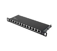 GC N0127 - Patchpanel 10'', 12 ports, Cat. 6, 0,5U