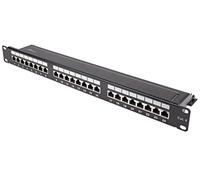 Good Connections® Panneau de Brassage/Panneau de Brassage - 19" - Montage Serveur/Montage sur Rack - Catégorie 6, 500 MHz - 10 Ports GIGABIT - 24 Ports - 1U - Blindage STP - Ouverture sans Outil -