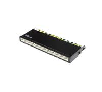 Alcasa GC-N0121 - 10 Gigabit Ethernet - RJ45 - Cat6a - 22/26 - Schwarz - Stahl (GC-N0121)