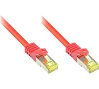 Good Connections Patchkabel m. Cat.7 Rohkabel rot 15m