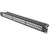 Good Connections® Panneau de Brassage/Panneau de Brassage - 19" - Montage Serveur/Montage sur Rack - Catégorie 6A, 500 MHz - 10 Ports GIGABIT - 24 Ports - 1U - Blindage STP - Ouverture sans Outil -